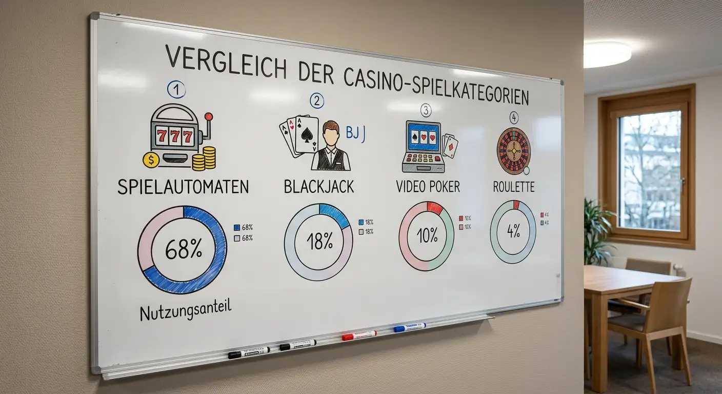 Spielkategorien im RTP-Vergleich: Slots, Blackjack, Video Poker und Roulette