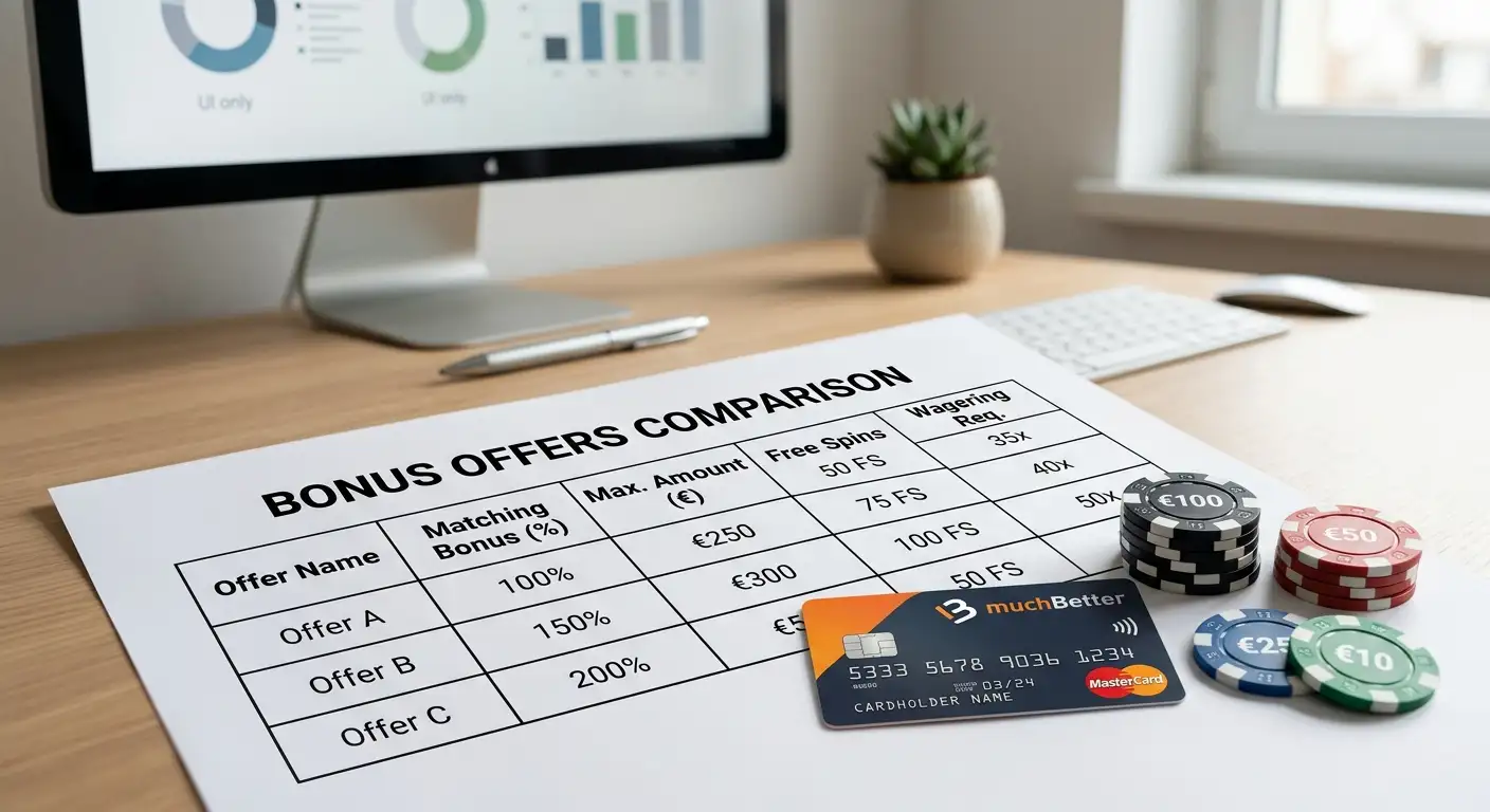Casino Bonus mit MuchBetter – Vergleich der Willkommenspakete