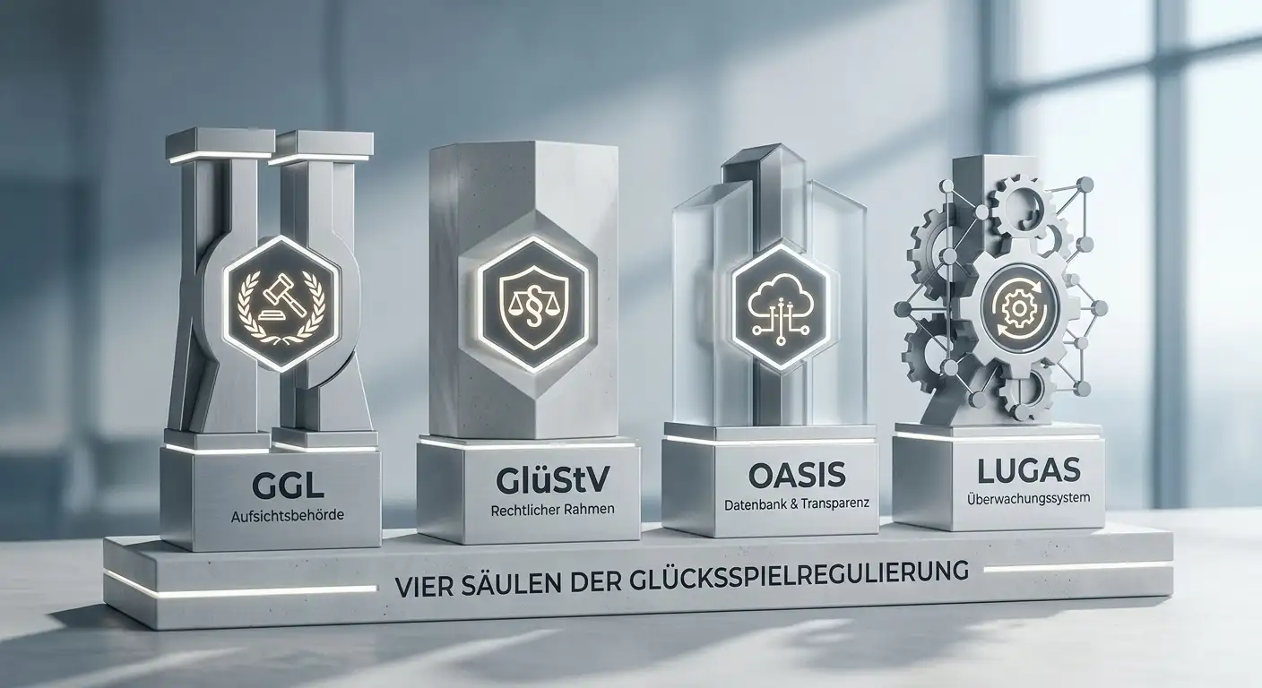 Regulierung von Online-Casinos in Deutschland: GGL, GlüStV, OASIS und LUGAS als Schluesselbegriffe