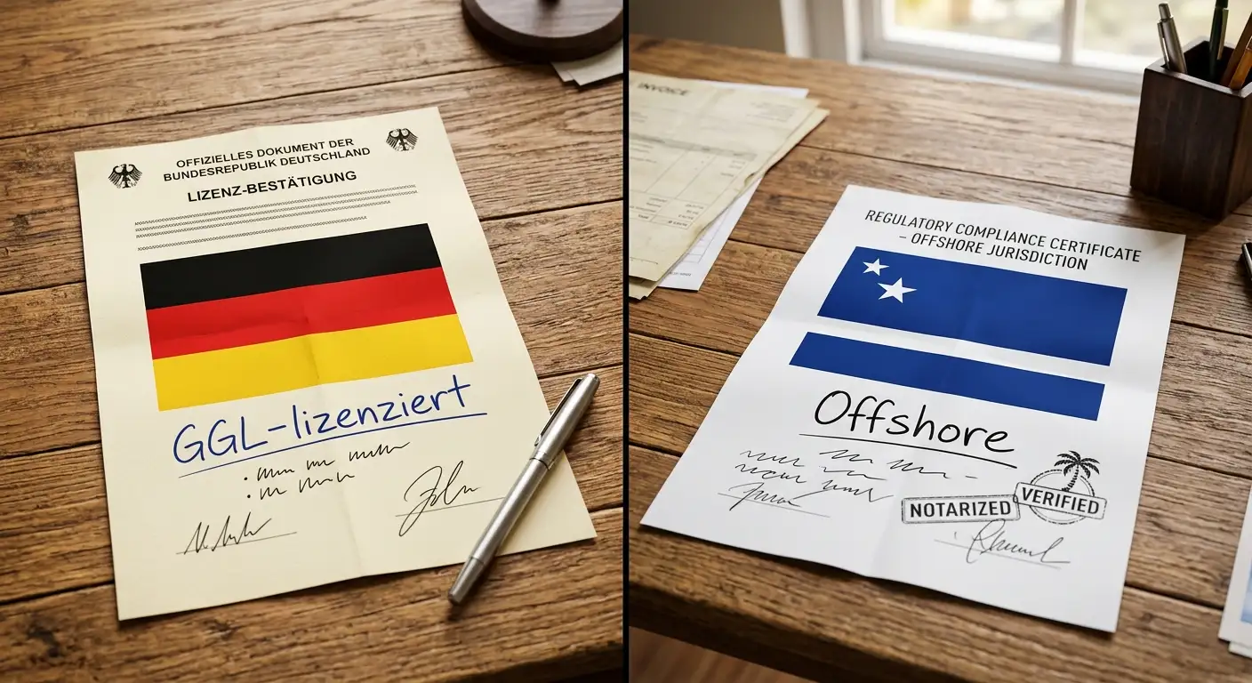 Vergleichstabelle: GGL-lizenzierte vs. Offshore-Anbieter
