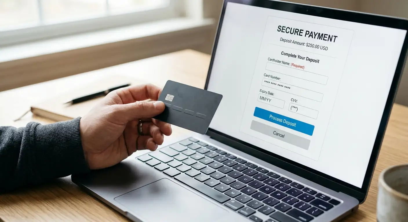 Einzahlung und Auszahlung mit Kreditkarte im Online Casino – Zahlungsablauf