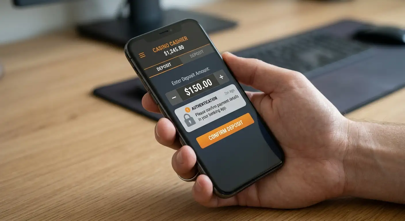 Mastercard-Einzahlung im Online-Casino – Kassenbereich und 3D Secure