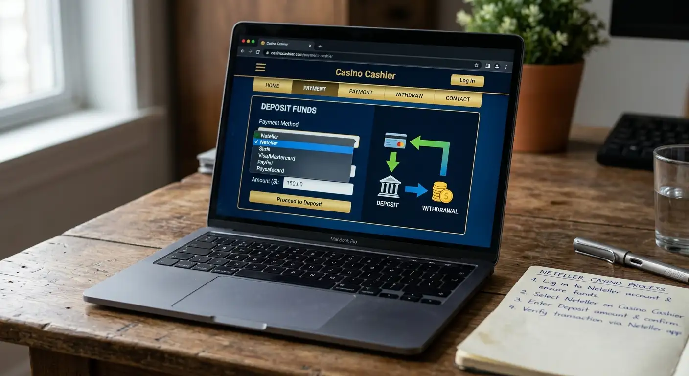 Einzahlung und Auszahlung mit Neteller im Online Casino