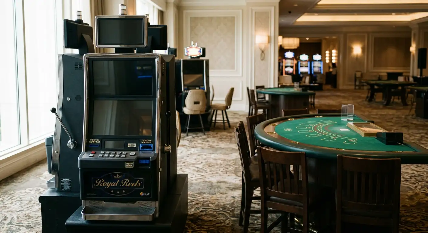 Spielportfolio mit Slots, Blackjack und Live-Dealer-Tisch