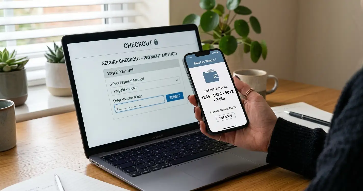 Aplauz Prepaid-Code wird an der Online-Casino-Kasse eingegeben