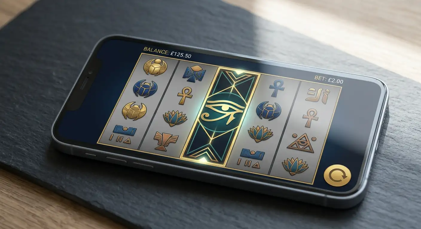 Eye of Horus Slot auf dem Smartphone