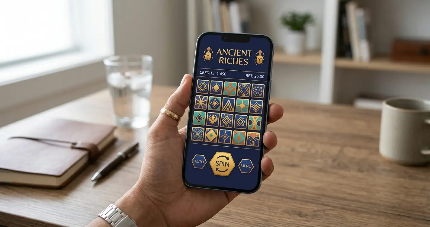 Eye of Horus auf dem Smartphone im Online Casino