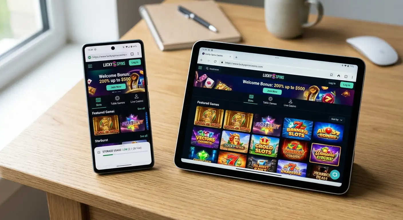 Mobiles Casino im Browser ohne App-Download