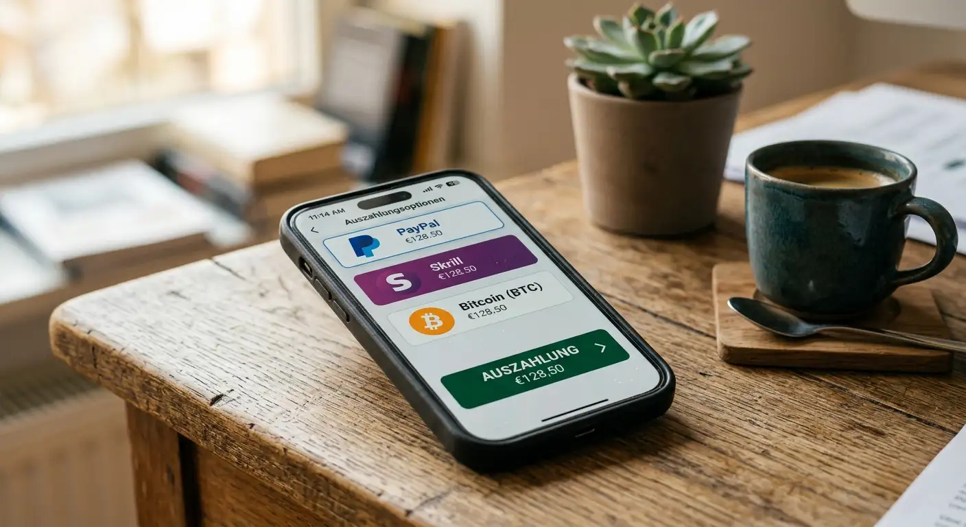 Casino-Auszahlung mit PayPal, Banküberweisung und Krypto im Vergleich