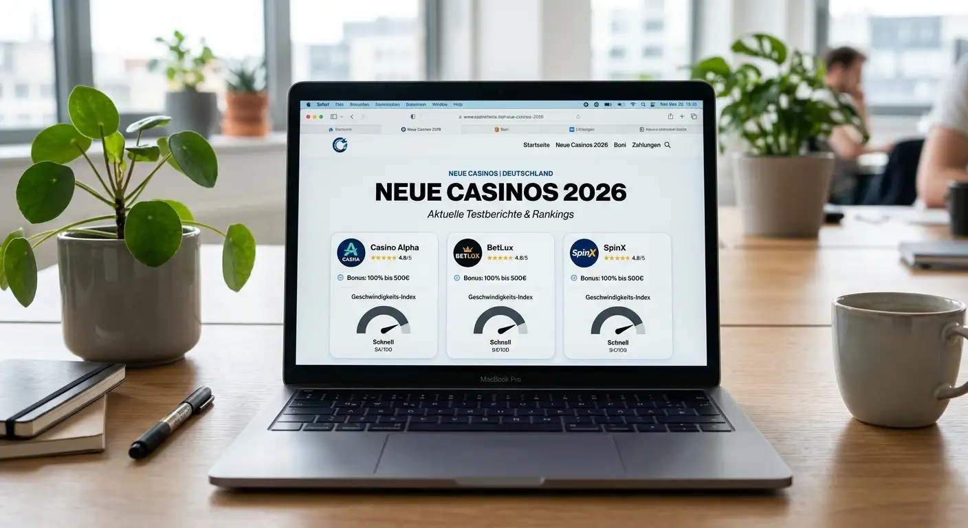 Neue Online-Casinos 2026 mit Fokus auf schnelle Auszahlung