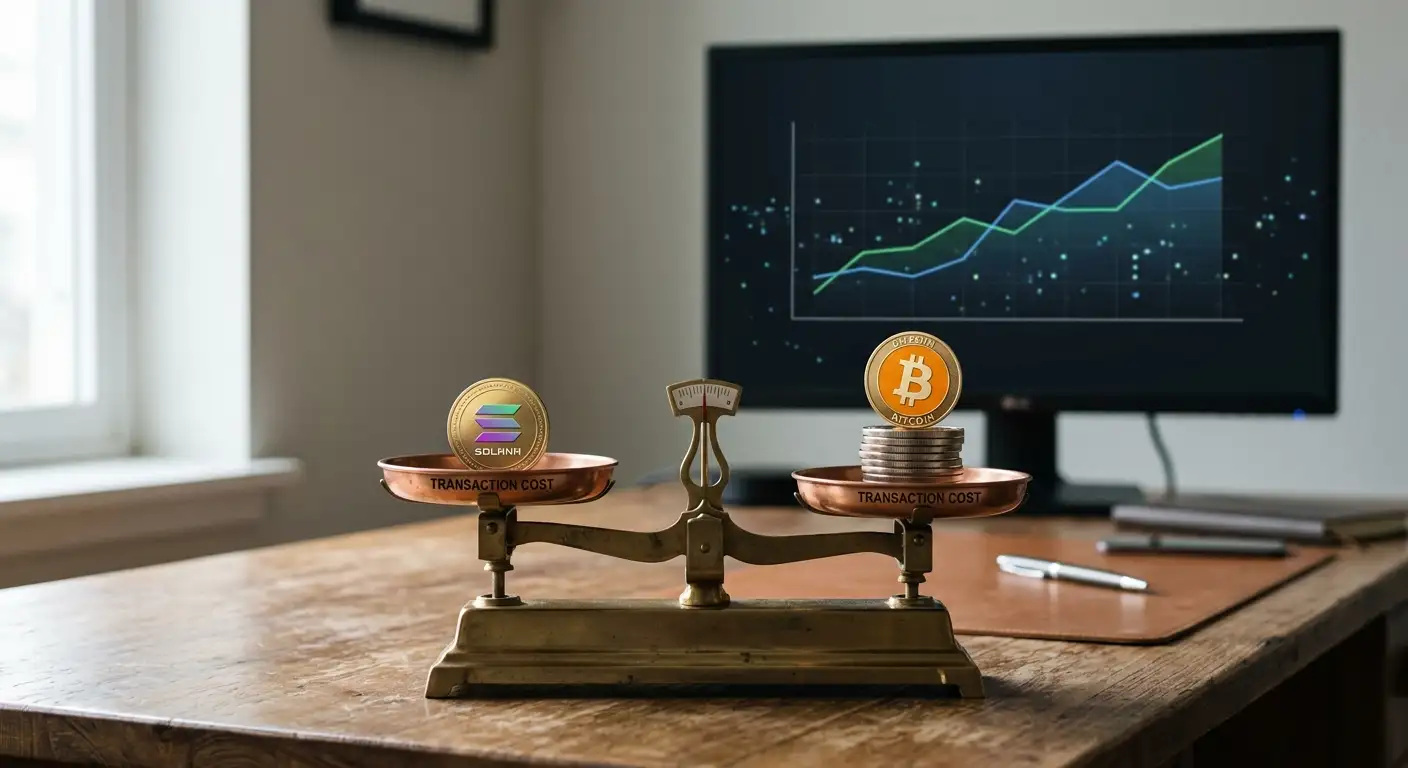 SOL vs. Bitcoin vs. Ethereum – Transaktionsgebühren im Casino-Vergleich